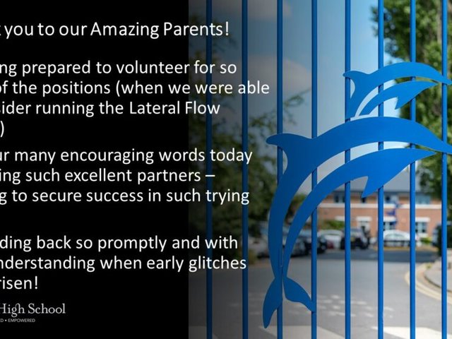 Image of Thank you to our Amazing Parents!